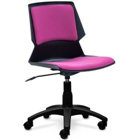 Resim Ofiscombin Ofis Büro Ev Ayarlı Tekerlekli Öğrenci Çocuk Bilgisayar Ders Çalışma Koltuğu Pembe Kumaş 00047499404 