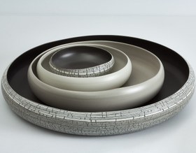 Resim Rina Menardi Nautilus Large Kase Ø28xH5,5 cm - Horn 
