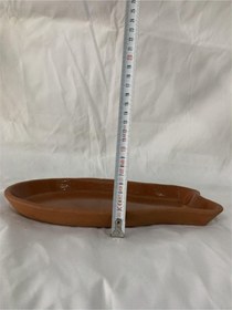 Resim 2 Li Balık Tava Güveç İçi Sırlı Mahir Toprak Güveç Turuncu 