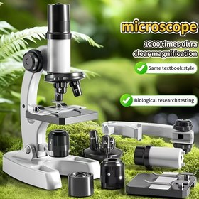 Resim Microbik Dünyayı Eğitici Bilim Seti ile Keşfedin, Oynayarak Öğrenin, Geleceğin Bilim İnsanlarını Yetiştirin - Aile ve Arkadaşlar İçin Doğum Günü Hediyesi, Renkli Dolgu Işıklı, Deney Araçları Dahil 
