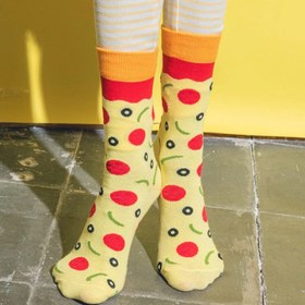 Resim Eat My Socks Napoli Pizza Çocuk Çorap 