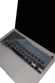 Resim Mcstorey Macbook Air M1 Kılıf 13.3inç Klavye Koruyucu Türkçe Q Baskılı A2179 A2337 Ile Uyumlu Ombre 