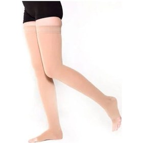 Resim Varimed Diz Üstü Orta Basınç (Ccl2) Burnu Açık Varis Çorabı Ten Rengi CCL2 1 Açık Uzun 