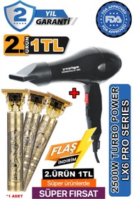 Resim yopigo Turbo Yp-w4200 Profesyonel Ac Motor Saç Kurutma Fön Makinesi Şekillendirme Düzleştirici + 2 Ağızlık 