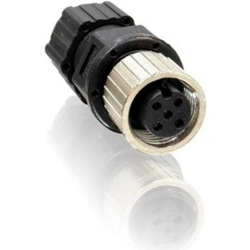 Resim Zhong M12pg-5a ,m12/5-pin Düz Dişi Soket 