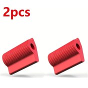 Resim Hightower Red-2pcs Motosiklet Vites Kolu Kapağı - Bmw Honda Ducati İçin Kaymaz Koruyucu 