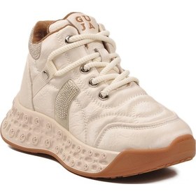 Resim Bej İçi Kürklü Soğuğa Dirençli Kaymaz Bağcıklı Kadın Bot 25k316 Z Bej 