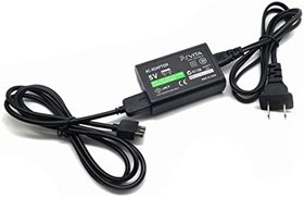 Resim Cotchear PS Vita1000 için AC Güç Şarj Cihazı, USB Şarj Kablosu ile AC Adaptörü PS Vita1000 için Fişli 