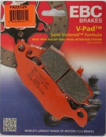 Resim Kawasakı Z 750 2004-2006 Yarı Sinter Ön Sol Fren Fren Balata Ebc Mtnm 