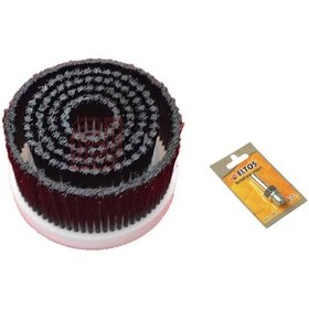 Resim Su Sıçratmayan Yumuşak Koltuk Yıkama Fırçası-matkap Aparatı 