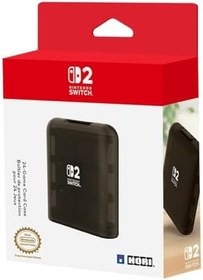 Resim HORI Nintendo Switch 2 için 24 oyun kartı kılıfı (siyah) saklama kutusu, 24 oyun için koruyucu kılıf, resmi Nintendo lisanslı 