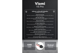Resim Viomi V5 Pro 5200MAH Robot Süpürge Bataryası - Çok Katmanlı Koruma Teknolojisi 