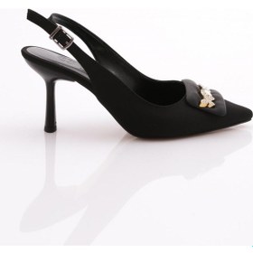 Resim Dgn 3982 Kadin Topuklu Ayakkabi 3982-2267-R11307 Siyah 