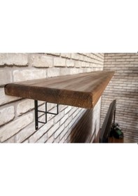 Resim Masif Ahşap Raf 