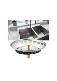 Resim Buffer Paslanmaz Çelik Mutfak Evye Lavabo Süzgeci Lavabo Gideri Atık Gıda Tıpası Renkli 