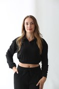 Resim Kadın Siyah Sweatshirt 