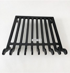 Resim Döküm Izgara Şömine Izgarası 49 Cm X 35 Cm X35 Cm 10 Lu Izgara Çekmeceli 