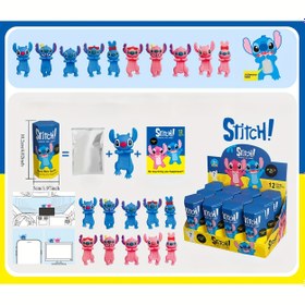 Resim Disney Stitch Sürpriz Gizem Kutusu - Arabalar, Bilgisayar Monitörleri ve Ev Dekorasyonu için Uygun Rastgele Sürprizler | Sevimli Karikatür Figürleri, Melek Bebek Tasarımı | Arkadaşlar İçin İdeal Hediye | PVC Malzeme, Anime Teması, Anime Aksesuarları 