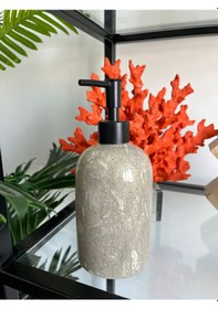 Resim Mermer Sıvı Sabunluk Çok Renkli 