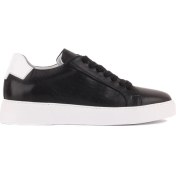 Resim Sail Lakers - Siyah Deri Bağcıklı Erkek Sneaker 