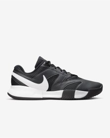Resim Nike Nikecourt Fn0530-001 Lite 4 Toprak Kort Erkek Tenis Ayakkabısı - Siyah 