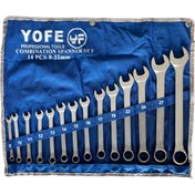 Resim Hırdavat YOFE 14 Parça Kombine Anahtar Seti (8-32mm) 