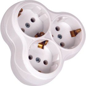 Resim Horoz Topraklı 3'Lü Fiş Priz Golyad 