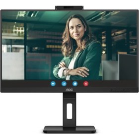 Resim AOC 23.8 Aoc 24P3CW 1ms 100MHZ 1xhdmı 1xdp USB Type-C RJ45 Fhd 1920X1080 Webcam Hoparlör Çerçevesiz Vesa 