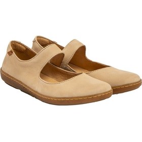 Resim El Naturalista N5301 Nobuck Lavado Babet Kadın Cream/ Coral Krem 
