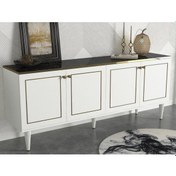 Resim Dekorister Exclusive Ravenna Konsol Beyaz-Mermer 