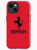 Resim izzytech Iphone 11 Uyumlu Kamera Ferrari Desenli Model Iç Kısmı Kadife 
