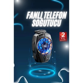 Resim Aesco Telefonu Soğutma Fanı Radyatör Mobil Cihazlara Uyumlu Soğutucu 