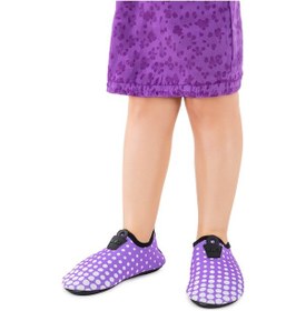 Resim Kiko Kids Point Havuz Plaj Kız Çocuk Deniz Ayakkabısı 7514 Lila - Beyaz Lila - Beyaz 