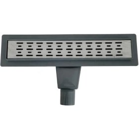 Resim LİNEER Paslanmaz Duş Kanalı 40 Cm Yer Süzgeci Duş Izgarası 360 derece dönebilen 