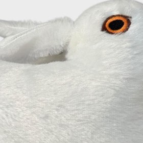 Resim Liger Tavşan Model Şişme Peluş Çocuk Panduf BEYAZ 