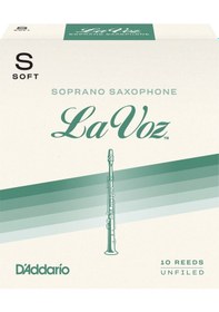 Resim D'addario Rıc10sf La Voz Soprano Saksafon Kamışı Soft Sertlik Başlangıç - 10'lu Paket En Yumuşak Başlangıç Seviyesi Ve Hızlı Cevap 
