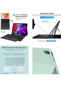 Resim Apple Uyumlu iPad, Pro 11 1.Nesil Kablosuz Klavyeli Kılıf Mobax A1980 A20 