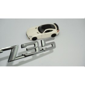Resim EDEXPORT Bmw 735 Uyumlu Bagaj Krom Abs 3m 3d Yazı Logo Orjinal Ürün 