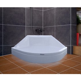 Resim Shower 110X110 Oval Oturmalı Duş Teknesi 