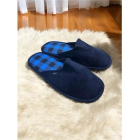 Resim Twigy Erkek Rahat Taban Kışlık Ev Terliği Sıcak Tutar 