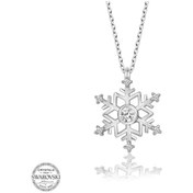 Resim Swarovski Taşlı Gümüş Kartanesi Kadın Kolye (551181443) 