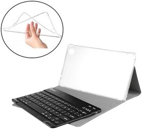 Resim Microcase Apple iPad Pro 11 2024 M4 5. Nesil 11 inch Tablet ile uyumlu Bluetooth Touchpad Klavye + Bluetooth Mouse + Standlı Kılıf - BKK7 Pembe 