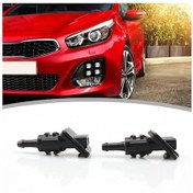 Resim Lasonstiges Kia Ceed 2006-2012 İçin 2x Araba Siyah Cam Su Nozulu Doğrudan Silecek Değiştirme Oto Aşınma Aksesuarları 