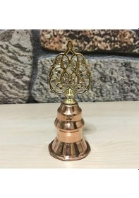 Resim Bakır Mumluk Ve Mum Söndürücü,m10231 