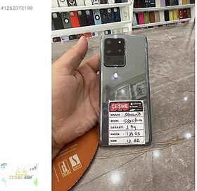 Resim Samsung S20 Ultra İkinci El TR | 128 GB | Gri 