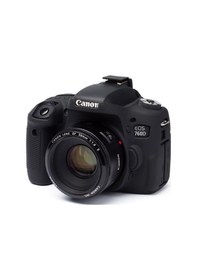 Resim Easycover Canon 760D Silikon Kılıf Ecc760Db (Siyah) 