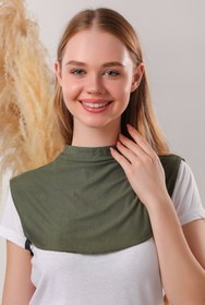 Resim Melodi Scarf Kadın Tesettür Boyunluk Haki 