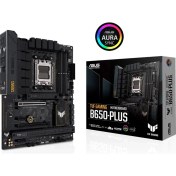 Resim Asus Tuf Gamıng B650-Plus Amd B650 Am5 Ddr5 6400 Dp Hdmı 3X M2 Usb3.2 Aura Rgb 2.5Gbit Lan Atx (Tuf Gamıng B650-Plus) Anakart 