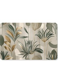 Resim Kopya - Dijital Baskılı Desenli Dekoratif Dış Kapı Önü Ve Iç Mekan Paspası Yıkanabilir Kaymaz Taban Bej 