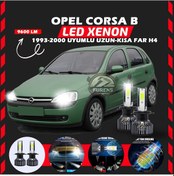 Resim Opel Corsa B 1993-2000 Uzun - Kısa Uyumlu Şimşek Etkili Led Xenon Pro Series H4 